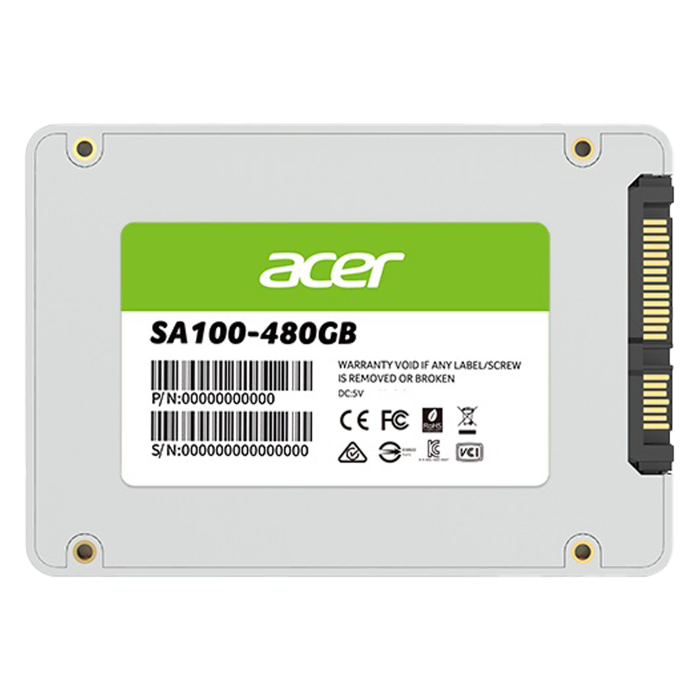 ACER SSD SA100 2.5'' 480GB Bilgisayar Çevre Birimleri