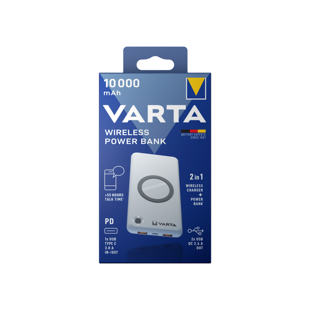 VARTA Wireless Powerbank 10000mAh Powerbank