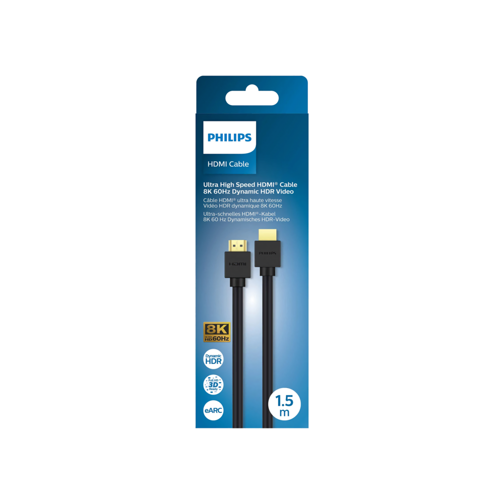 Philips HDMI 2.1 Kablo 1.5m Bilgisayar Çevre Birimleri