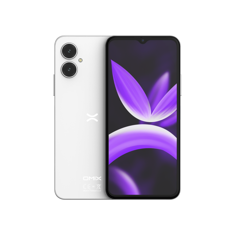 OMIX X5 4/128GB Beyaz Android Telefon Modelleri