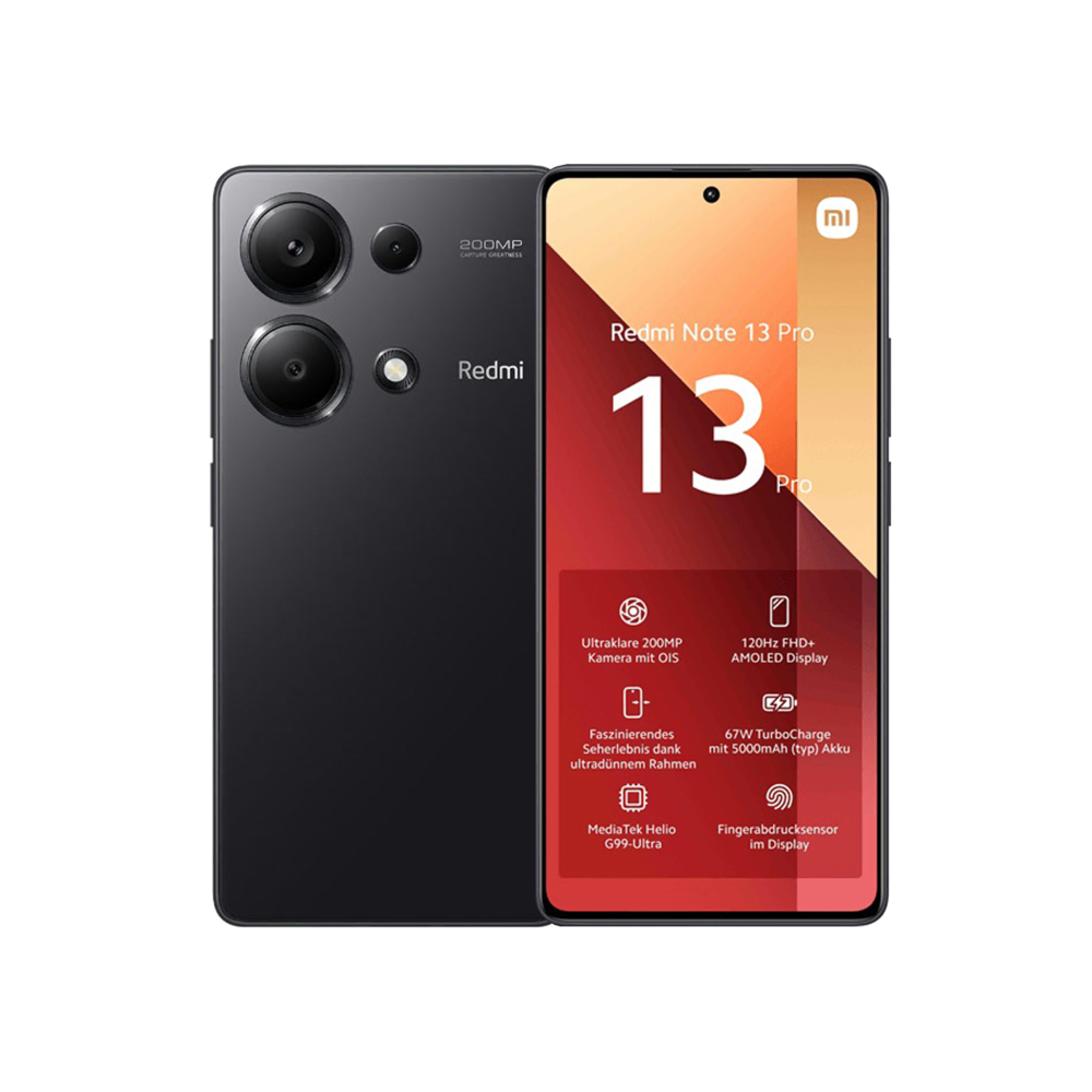 Xiaomi Redmi Note 13 Pro 8/256GB Siyah Android Telefon Modelleri