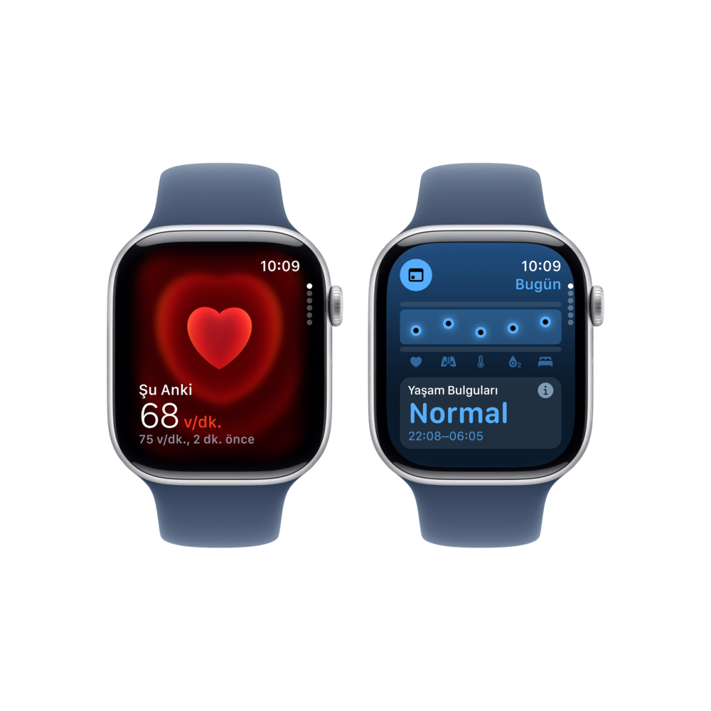 Apple Watch 10 GPS 46mm Gümüş SB-S/M Akıllı Saat