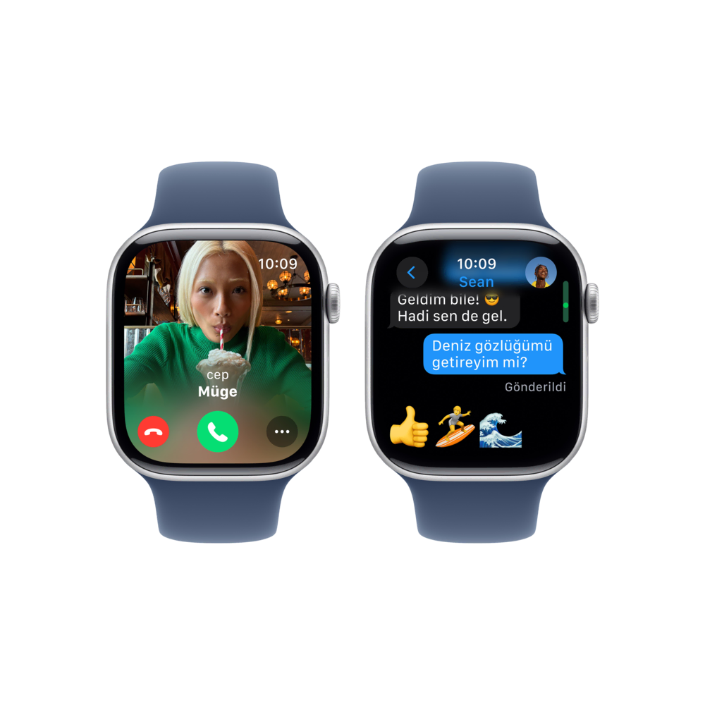 Apple Watch 10 GPS 46mm Gümüş SB-S/M Akıllı Saat