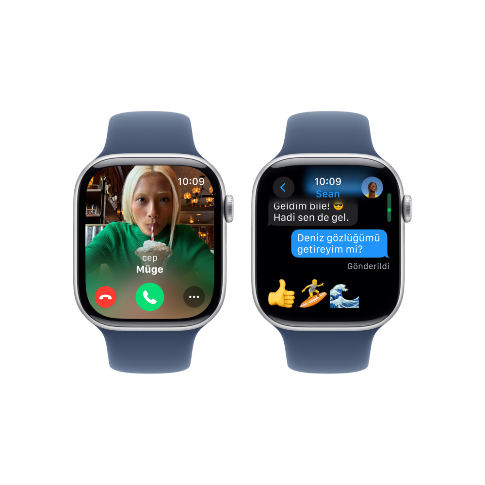 Apple Watch 10 GPS 42mm Gümüş SB-M/L Akıllı Saat