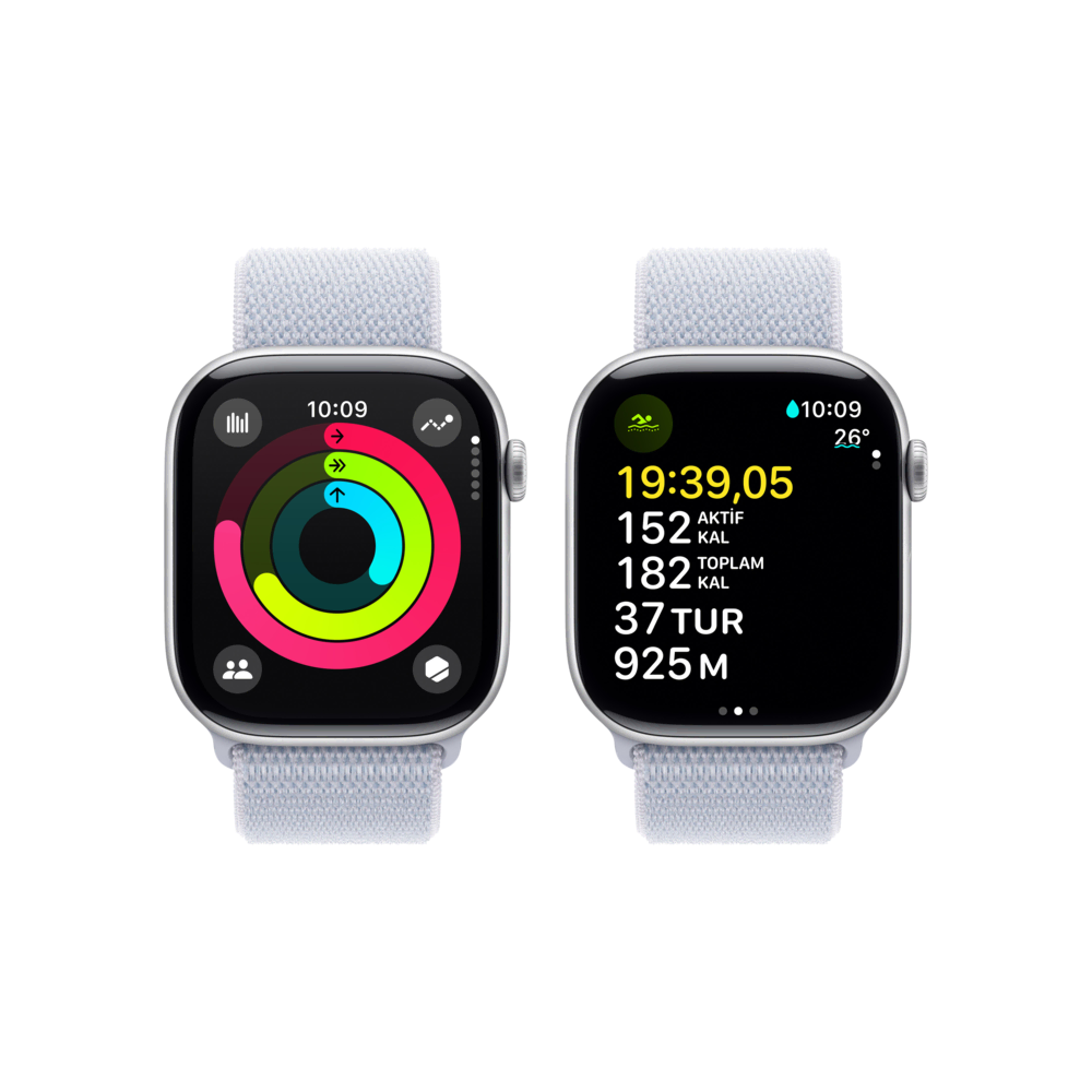 Apple Watch 10 GPS 42mm Gümüş SL Akıllı Saat