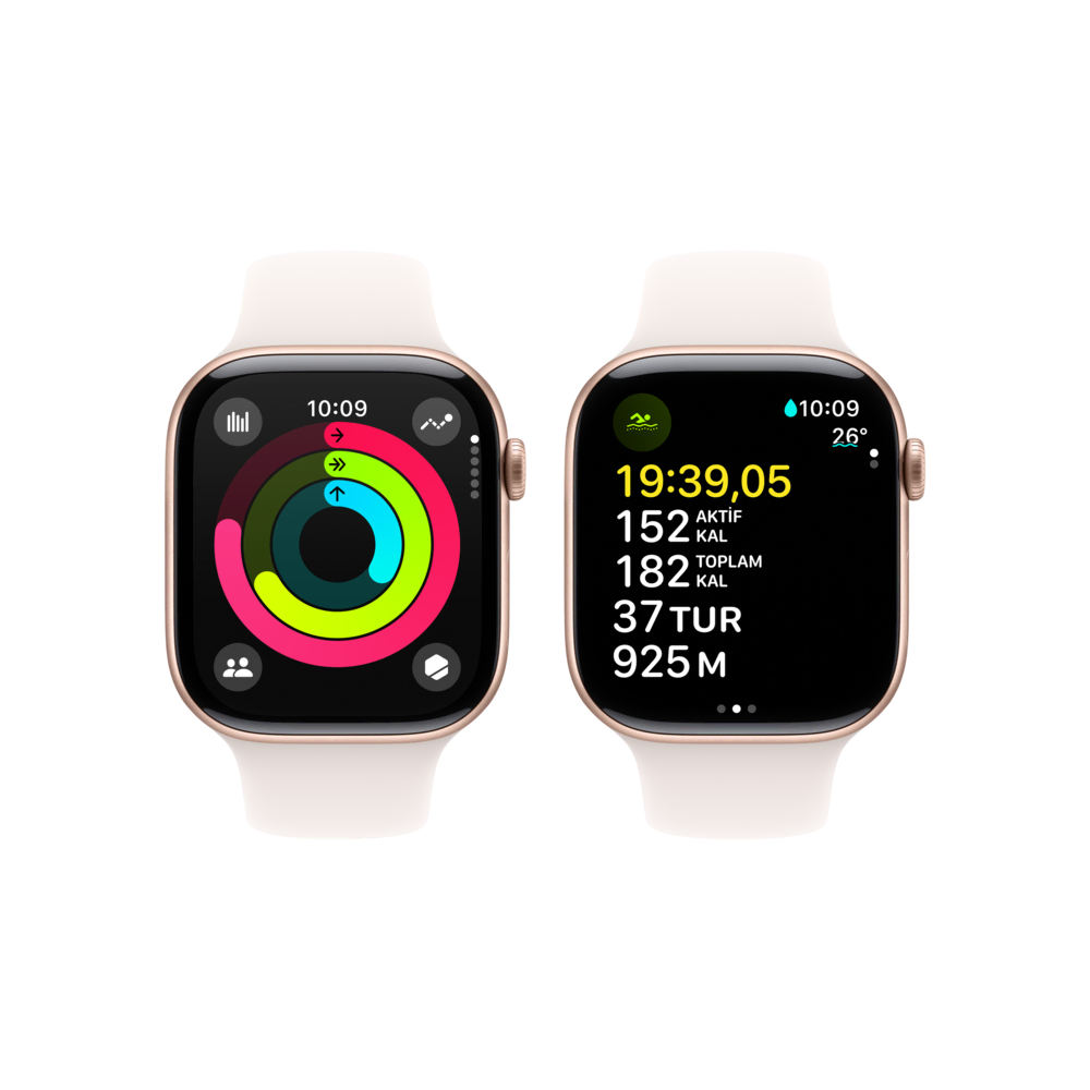 Apple Watch 10 GPS 42mm Altın S. SB-S/M Akıllı Saat