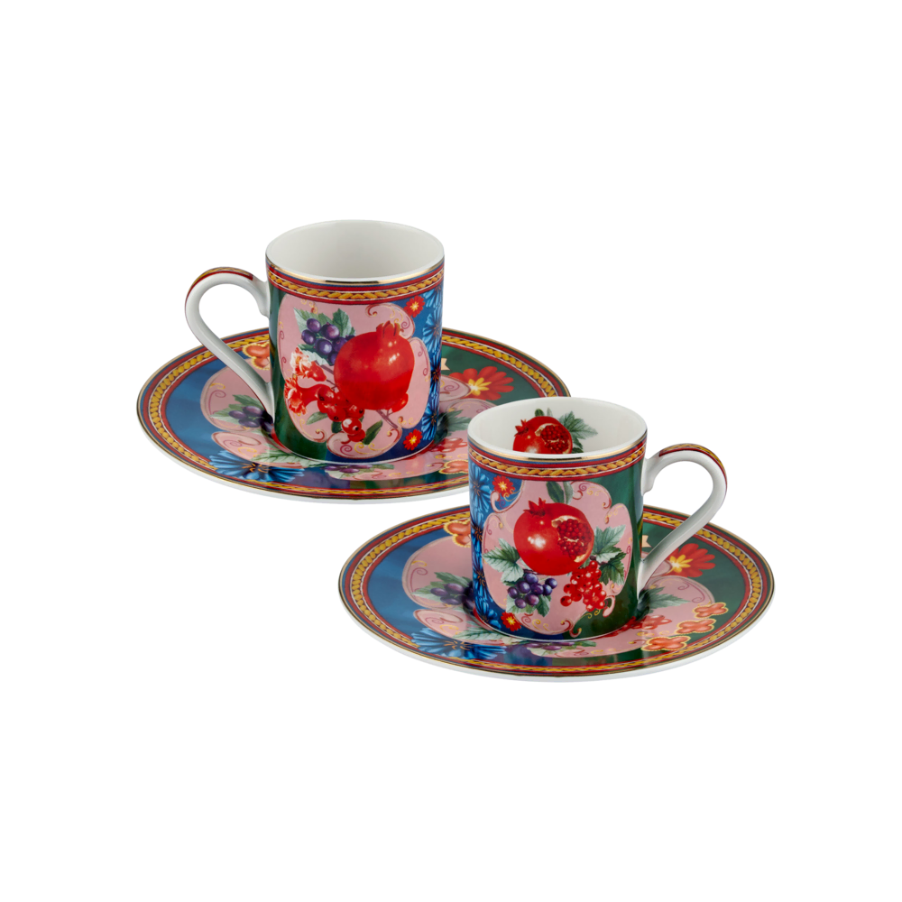 Chiara Alessi Capri Yeşil Fincan Seti Kahve Fincanları