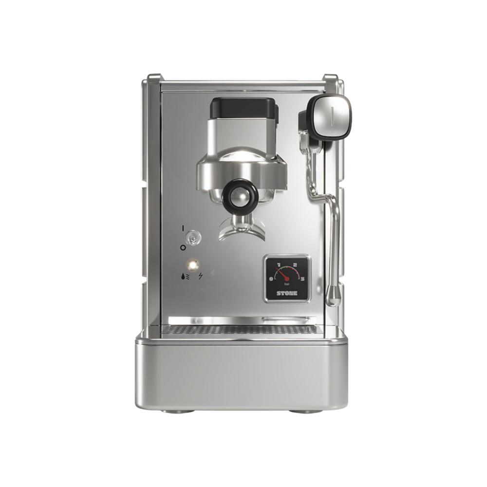Stone Mine Premium Kahve Makinesi Chrome Espresso Makinesi