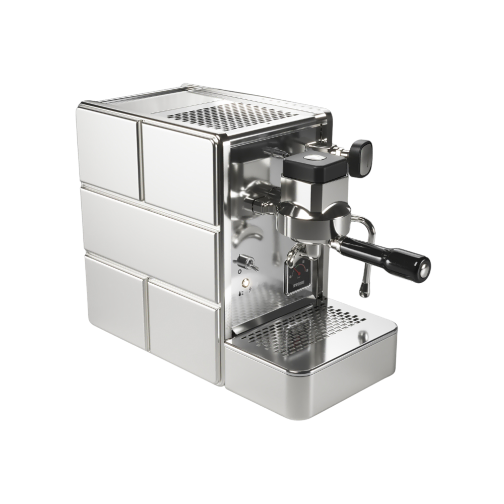 Stone Mine Premium Kahve Makinesi Chrome Espresso Makinesi