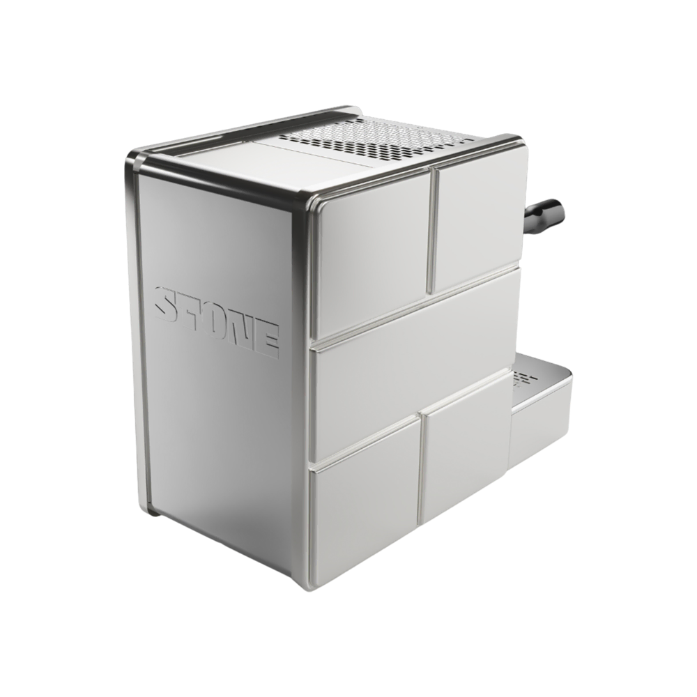 Stone Mine Premium Kahve Makinesi Chrome Espresso Makinesi