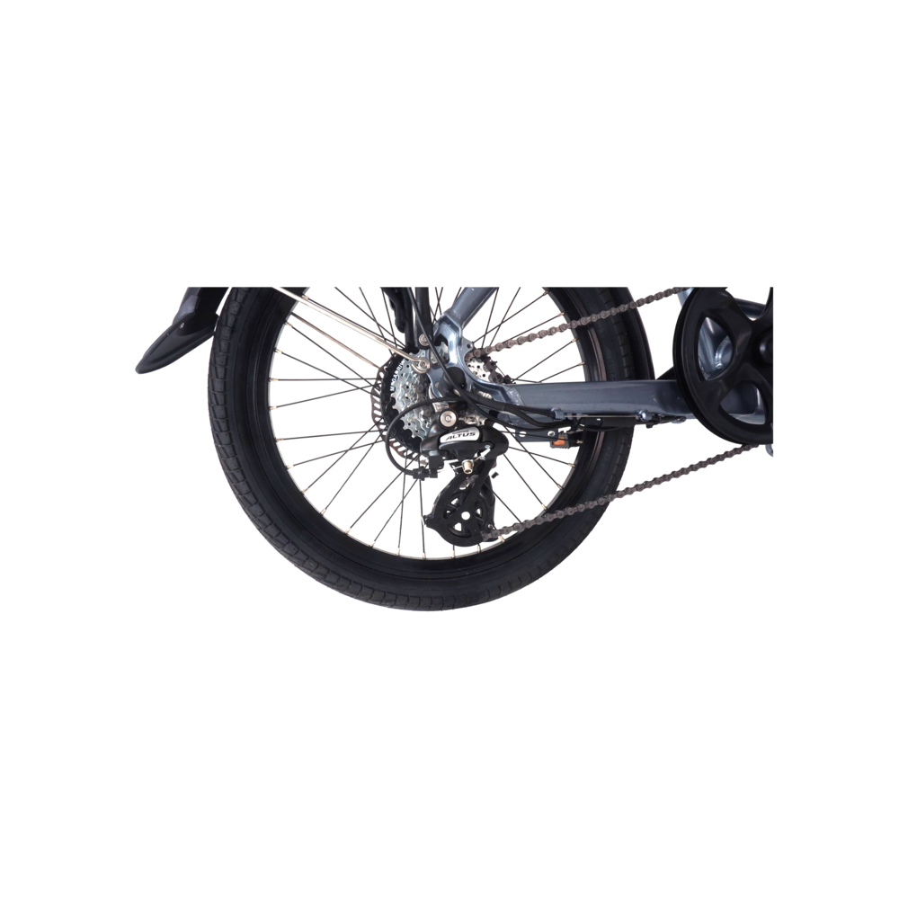 Alba Fold X Antrasit Gri E-Bike Elektrikli Bisiklet