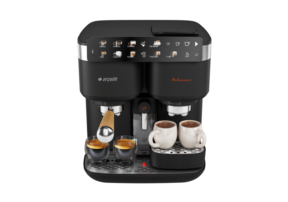 Arçelik TEM 9690 Telvesso® Türk Kahvesi Makinesi & Yarı Otomatik Espresso Makinesi&nbsp;(Fotoğraf 2/6)