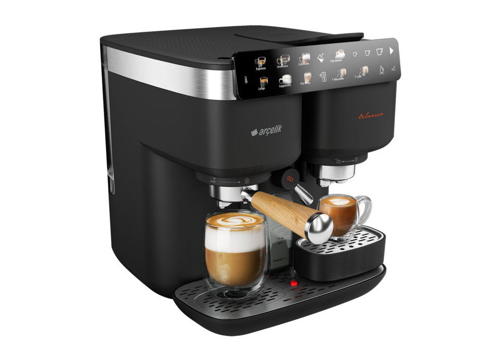 Arçelik TEM 9690 Telvesso® Türk Kahvesi Makinesi & Yarı Otomatik Espresso Makinesi&nbsp;(Fotoğraf 3/6)
