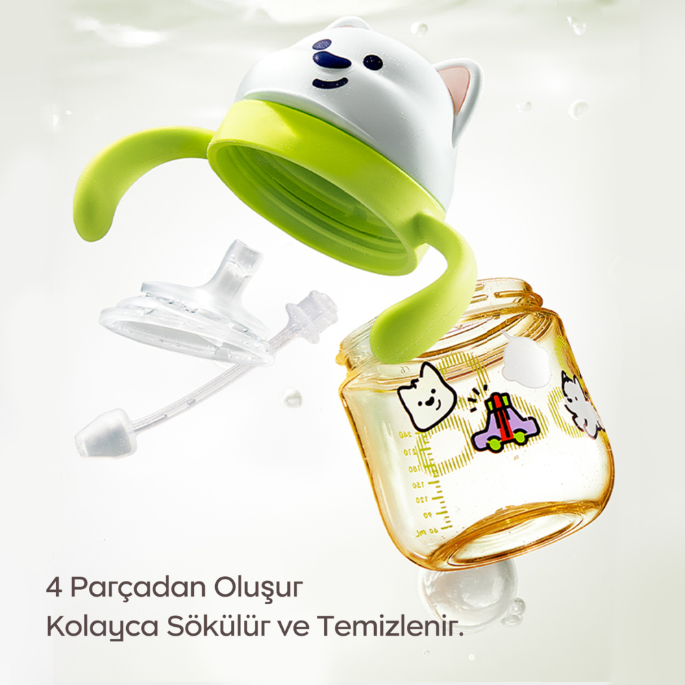 Bc Babycare WESTIE SIPPY CUP GREEN Anne & Bebek Ürünleri&nbsp;(Fotoğraf 3/9)