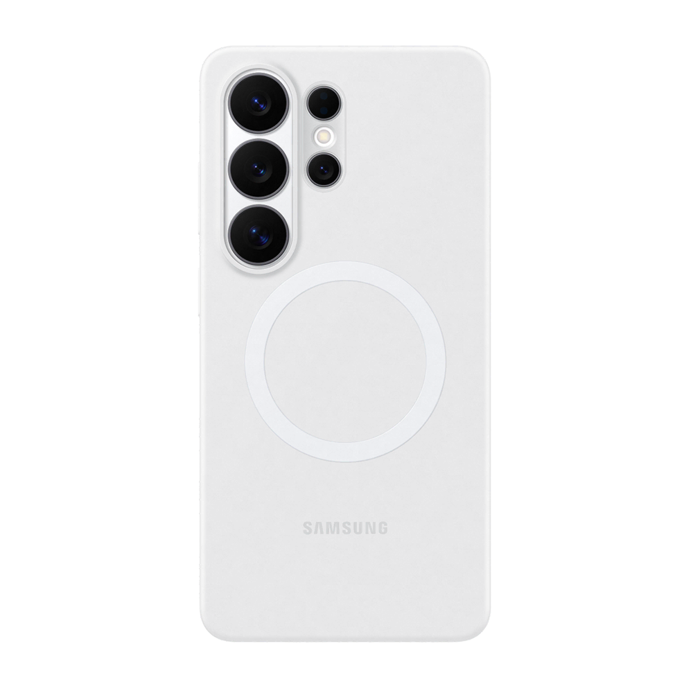 Smsung Glxy S26 Ultra Silkon Klıf  Beyaz Telefon Kılıfı