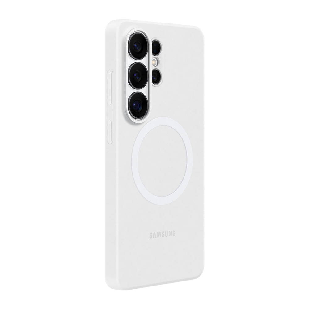 Smsung Glxy S26 Ultra Silkon Klıf  Beyaz Telefon Kılıfı