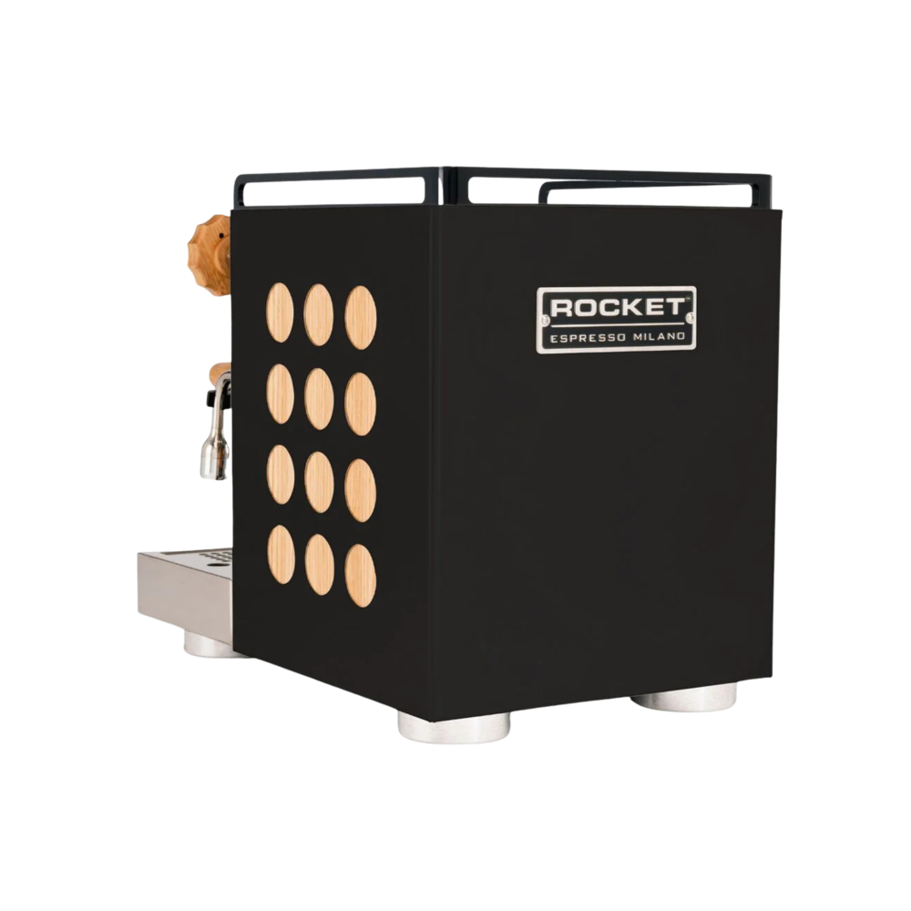 Rocket Appartamento 2.0 Black/Wood Espresso Makinesi