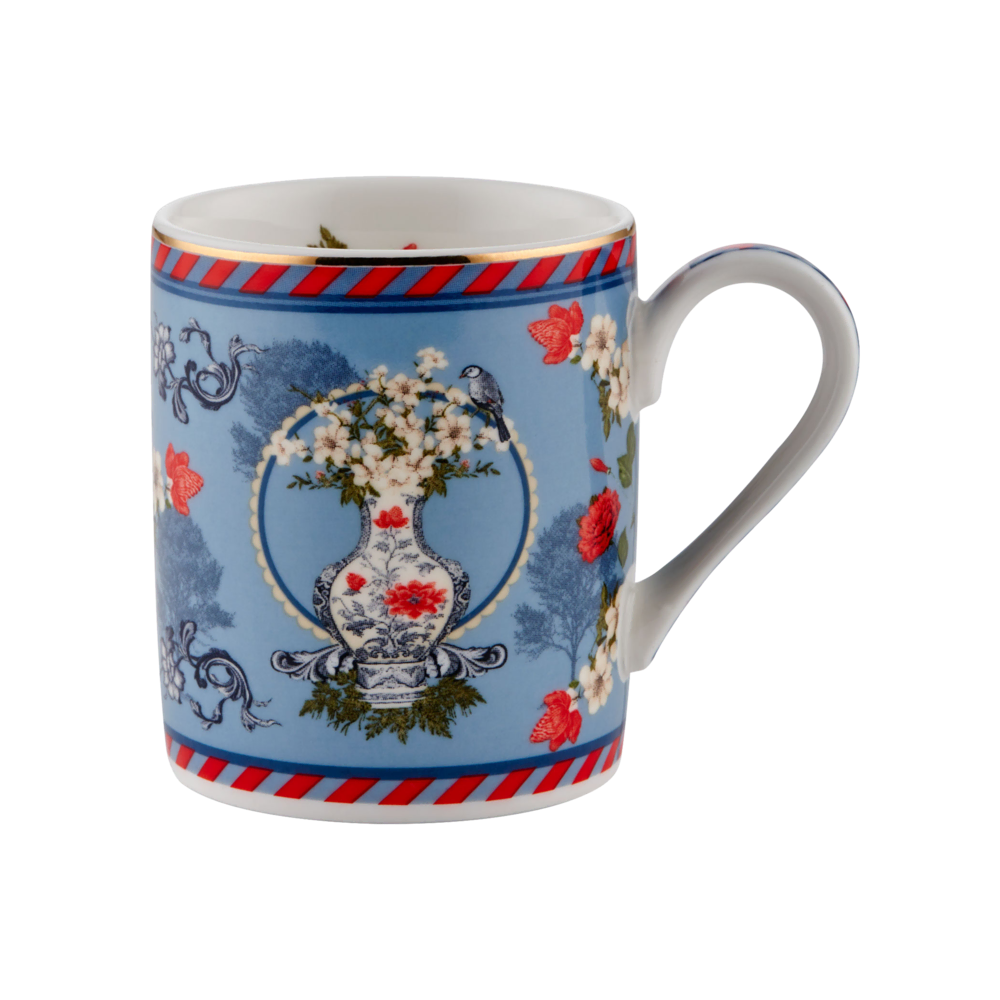 Fiori Di Primavera Mavi Fincan Seti Kahve ve Sofra Ürünleri&nbsp;(Fotoğraf 3/6)