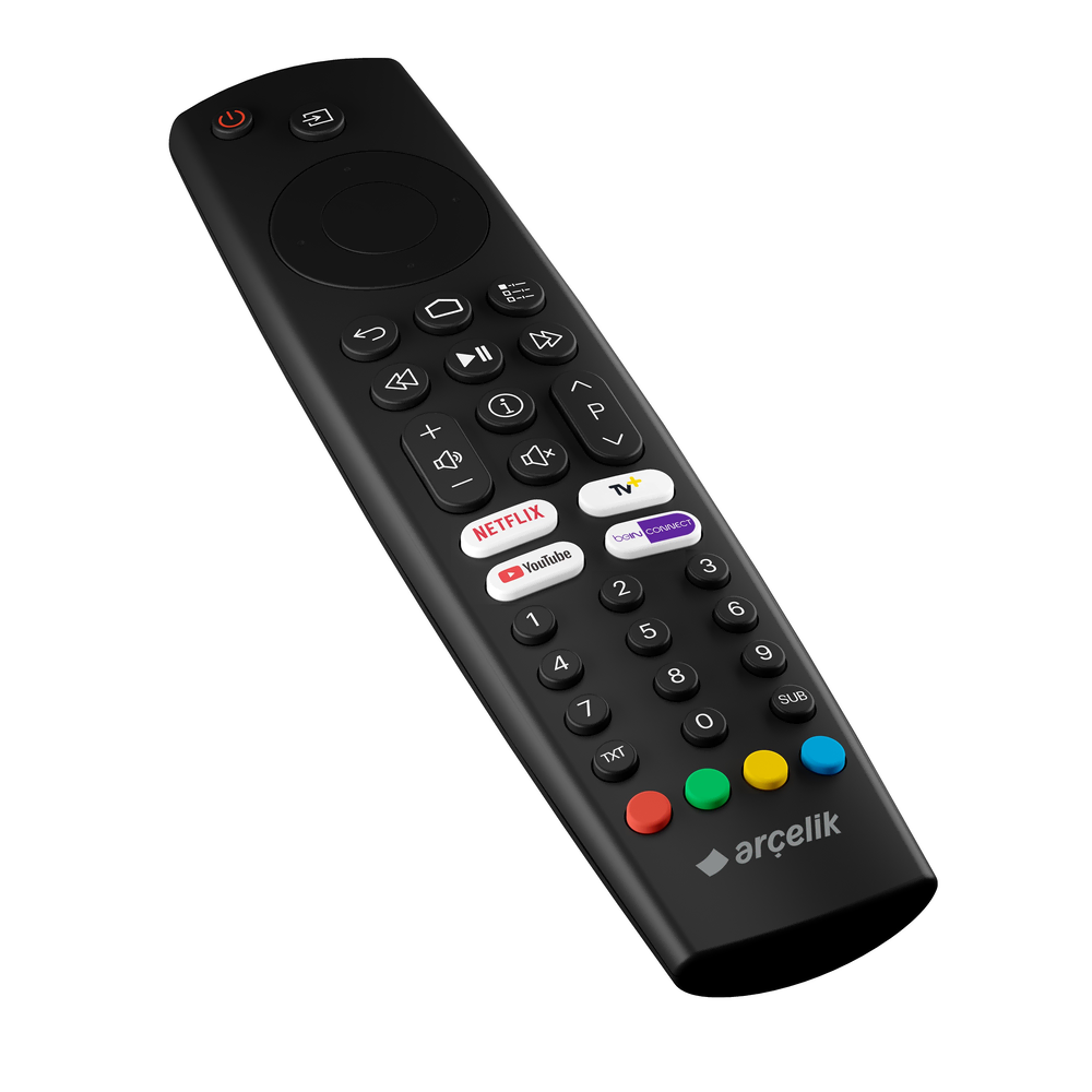 Arçelik TV Kumandası – Dijital Platform Kısayol Tuşlu Televizyon Aksesuarları