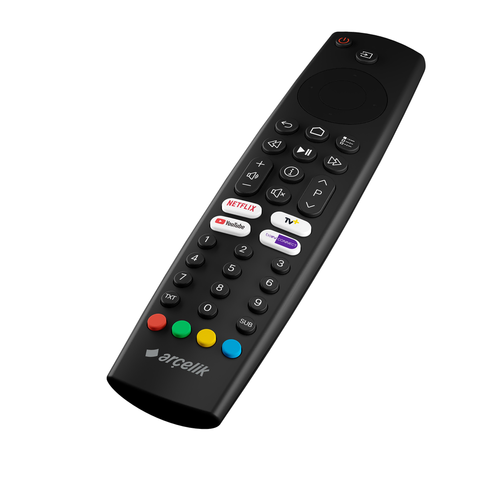 Arçelik TV Kumandası – Dijital Platform Kısayol Tuşlu Televizyon Aksesuarları