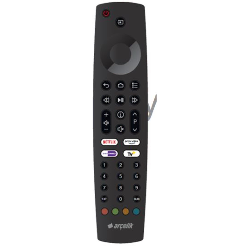 Arçelik TV Kumandası – Dijital Platform Kısayol Tuşlu Televizyon Aksesuarları
