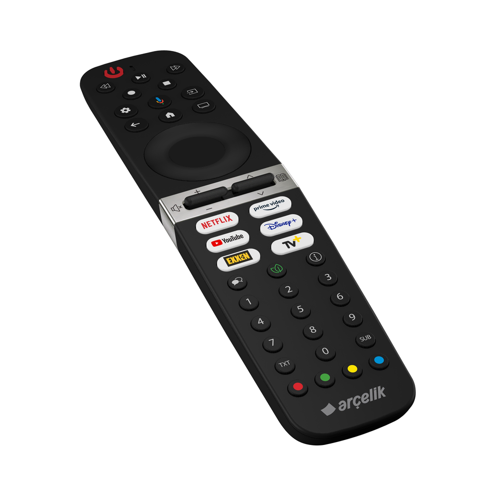 Arçelik TV Kumandası – Bluetooth & Kısayol Tuşlu Televizyon Aksesuarları