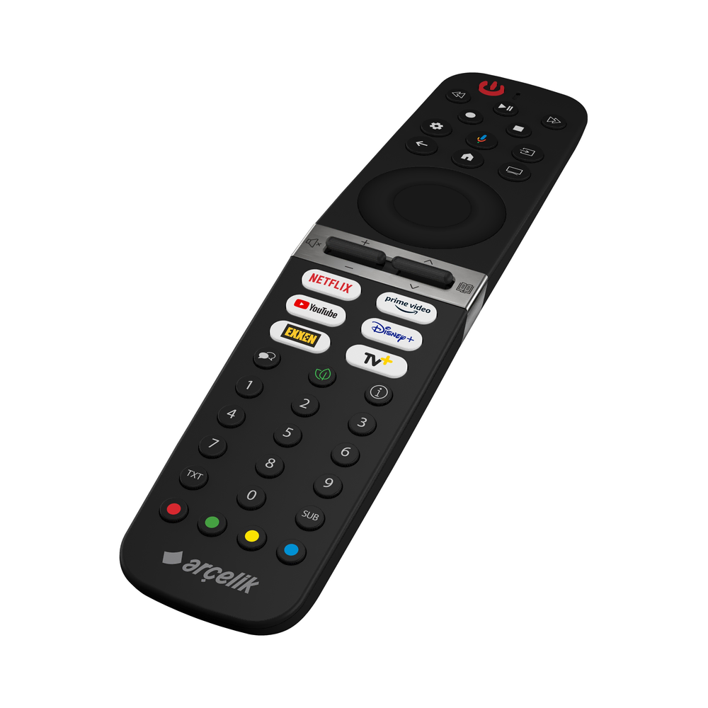 Arçelik TV Kumandası – Bluetooth & Kısayol Tuşlu Televizyon Aksesuarları