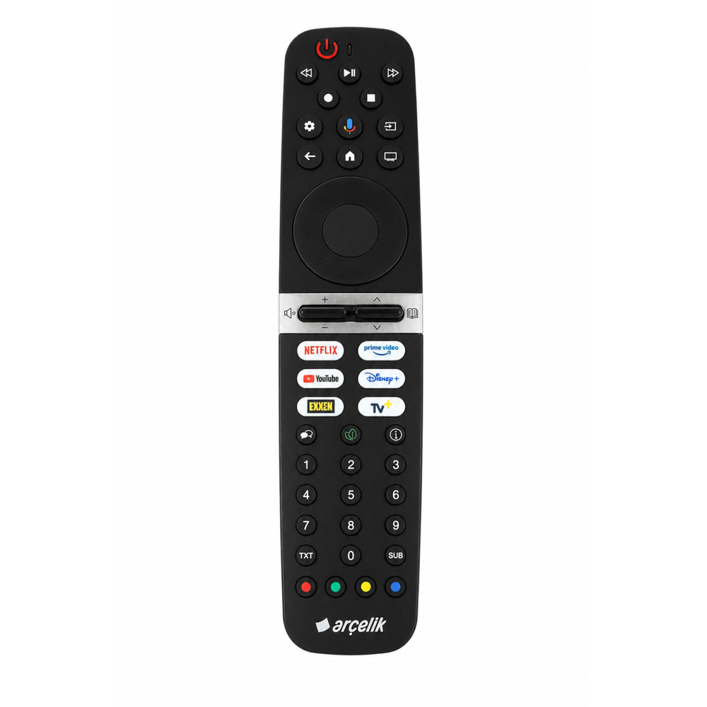 Arçelik TV Kumandası – Bluetooth & Kısayol Tuşlu Televizyon Aksesuarları