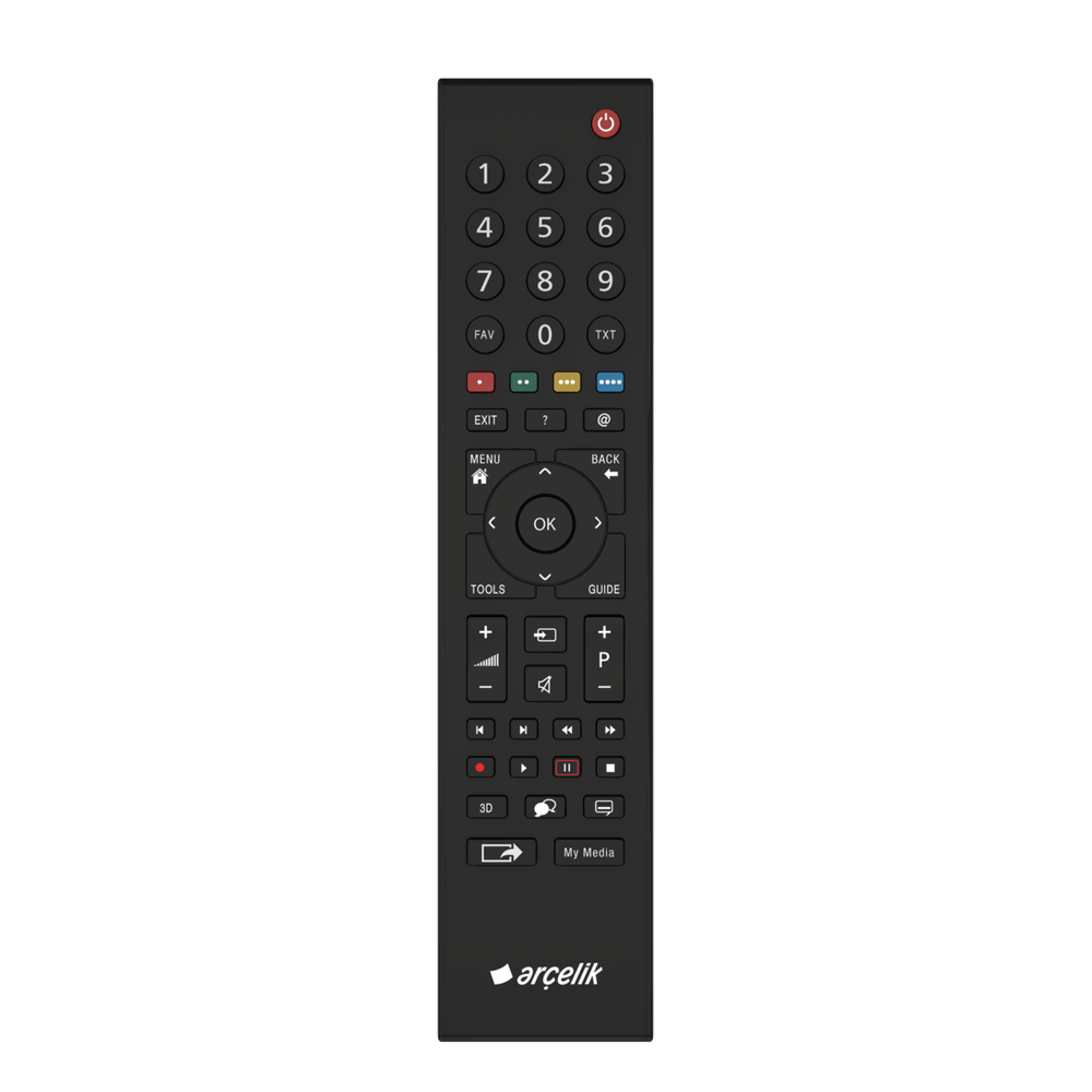 Arçelik TV Kumandası – Netflix Tuşlu Televizyon Aksesuarları