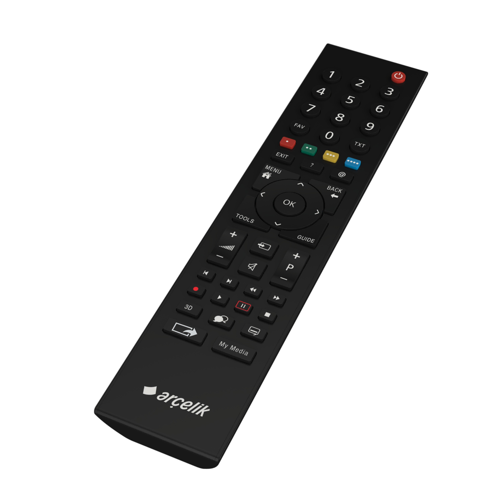 Arçelik TV Kumandası – Netflix Tuşlu Televizyon Aksesuarları